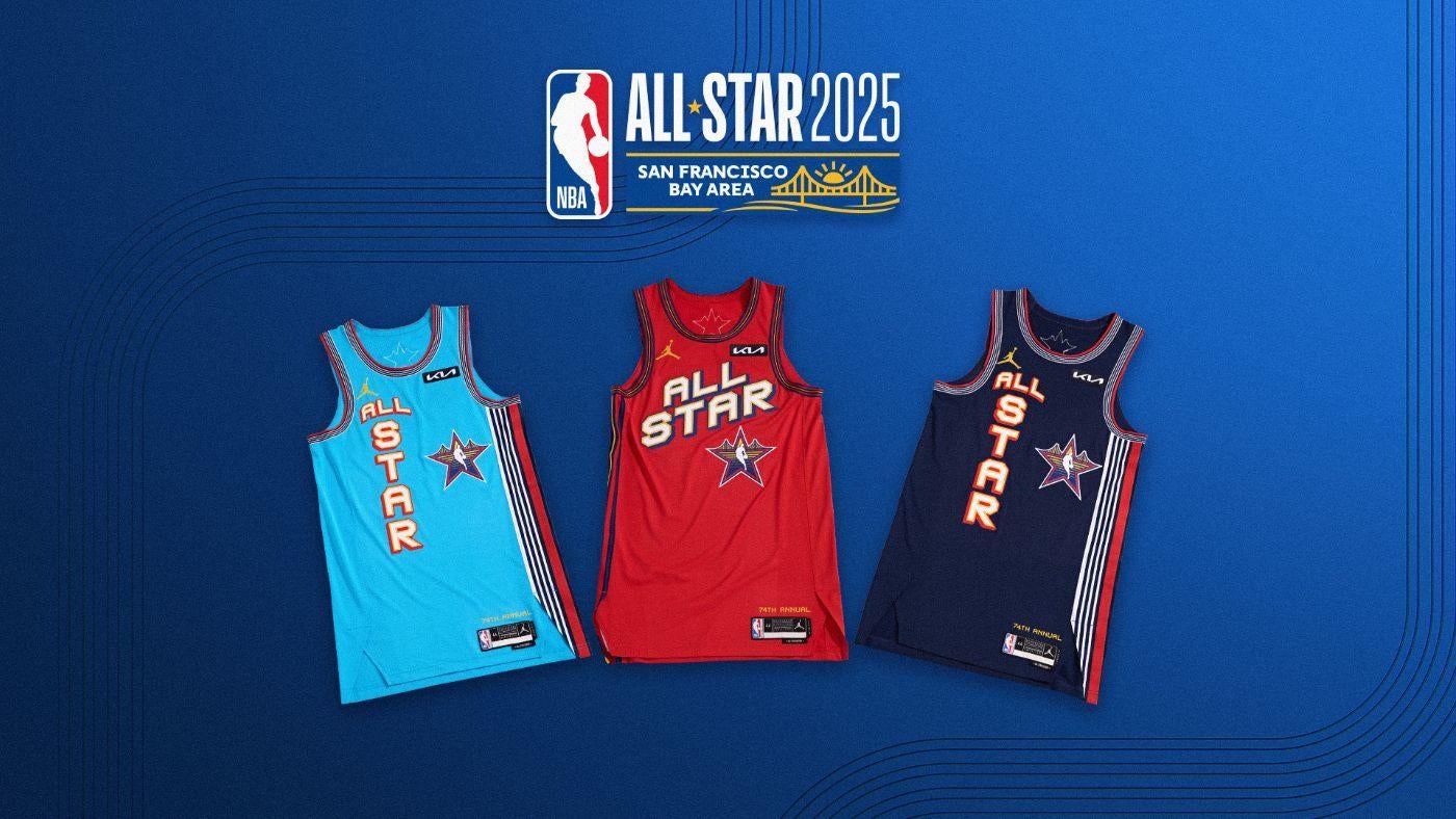 NBA All-Star Game uniforms: League unveils three jerseys, court for weekend's festivities in the Bay Area