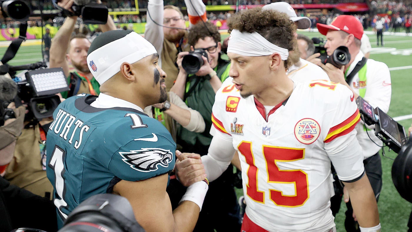 Where Jalen Hurts, Patrick Mahomes now rank among the 21 quarterbacks with multiple Super Bowl starts