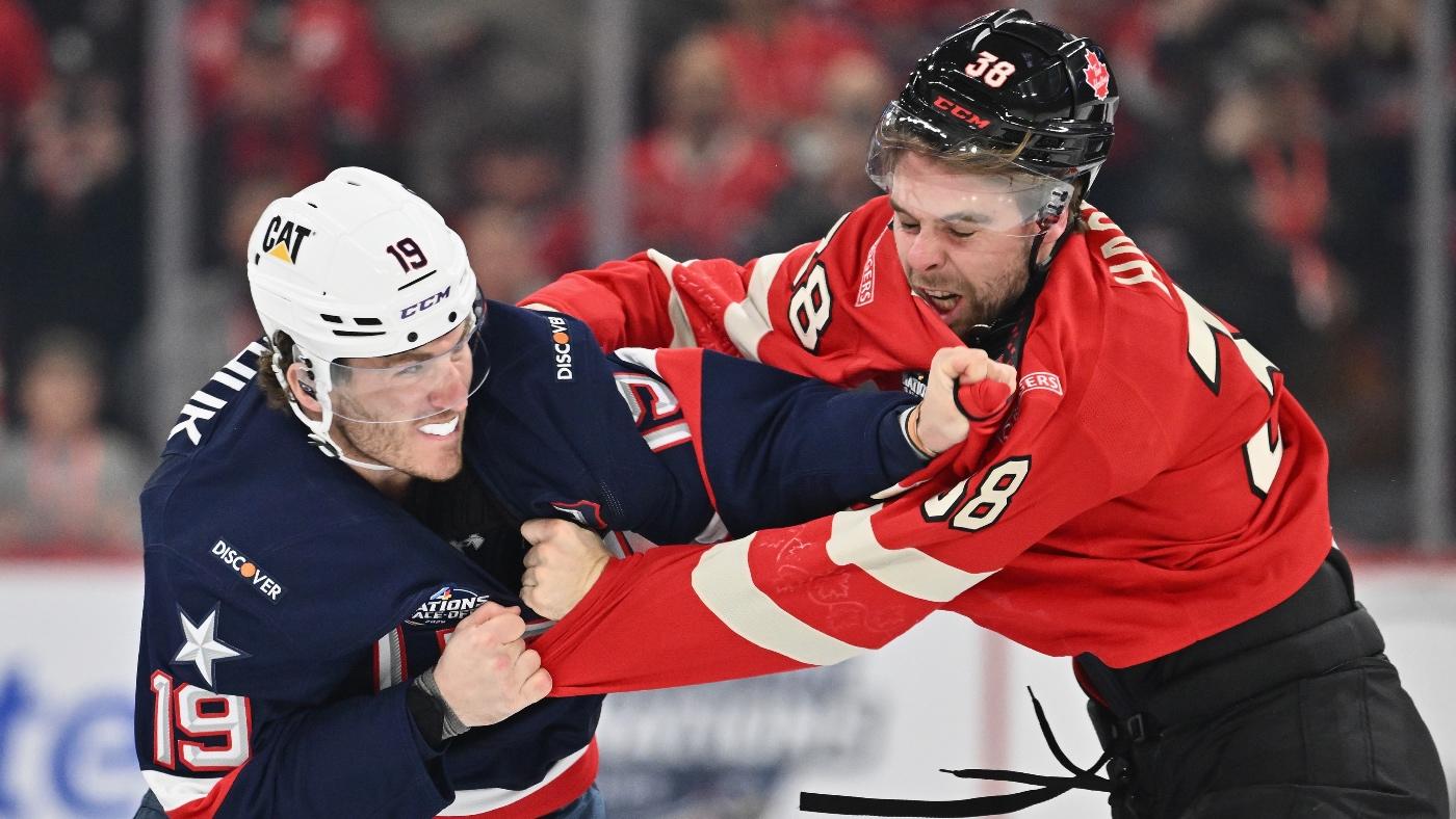 Canada's Brandon Hagel recounts fight with USA's Matthew Tkachuk: 'I did it for the flag, not the cameras'