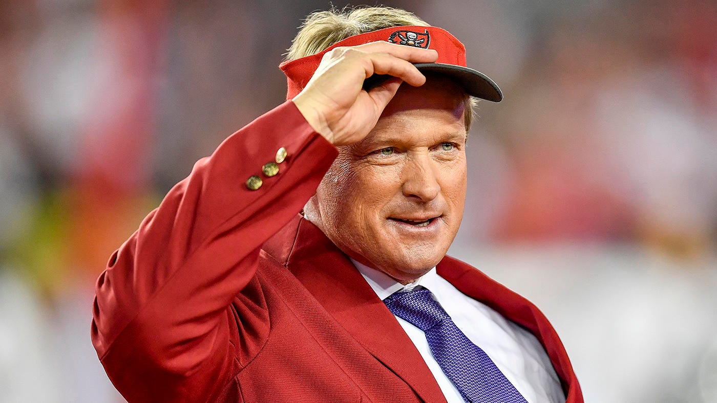 Buccaneers reinstate Jon Gruden to team's Ring of Honor four years after removing former head coach