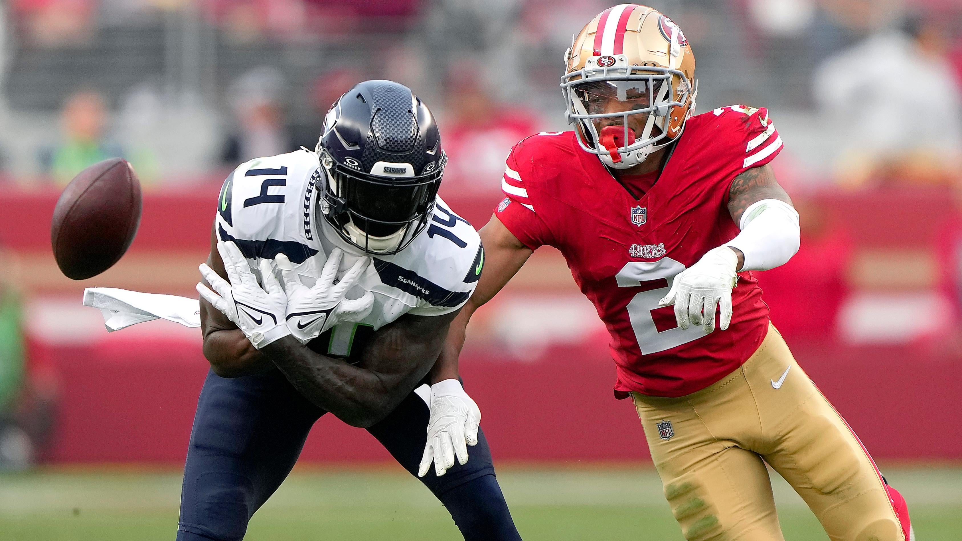 49ers DB laments Seahawks potentially trading DK Metcalf, unworried about 'crybaby' Jaxon Smith-Njigba