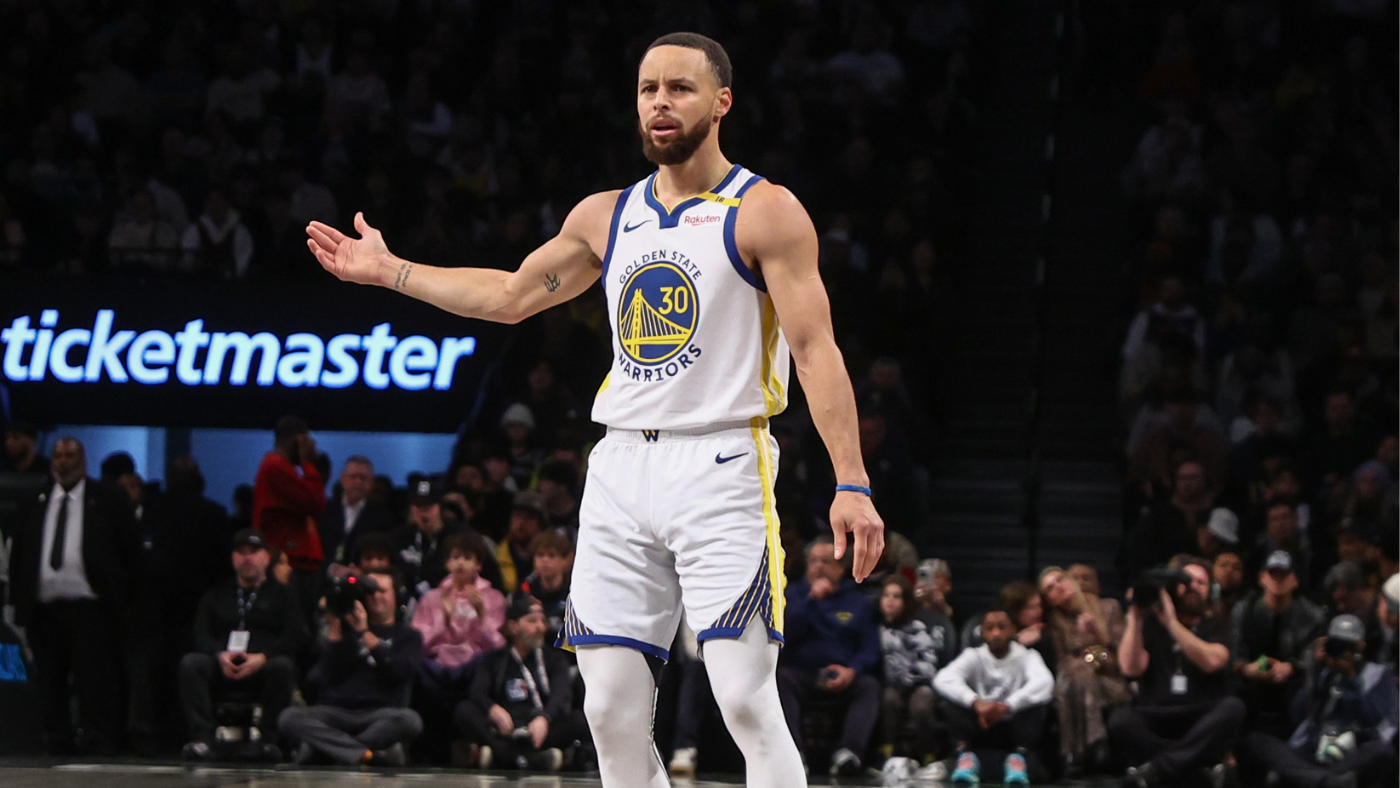 Warriors use another incredible Stephen Curry halftime heave to fuel comeback victory over Nets