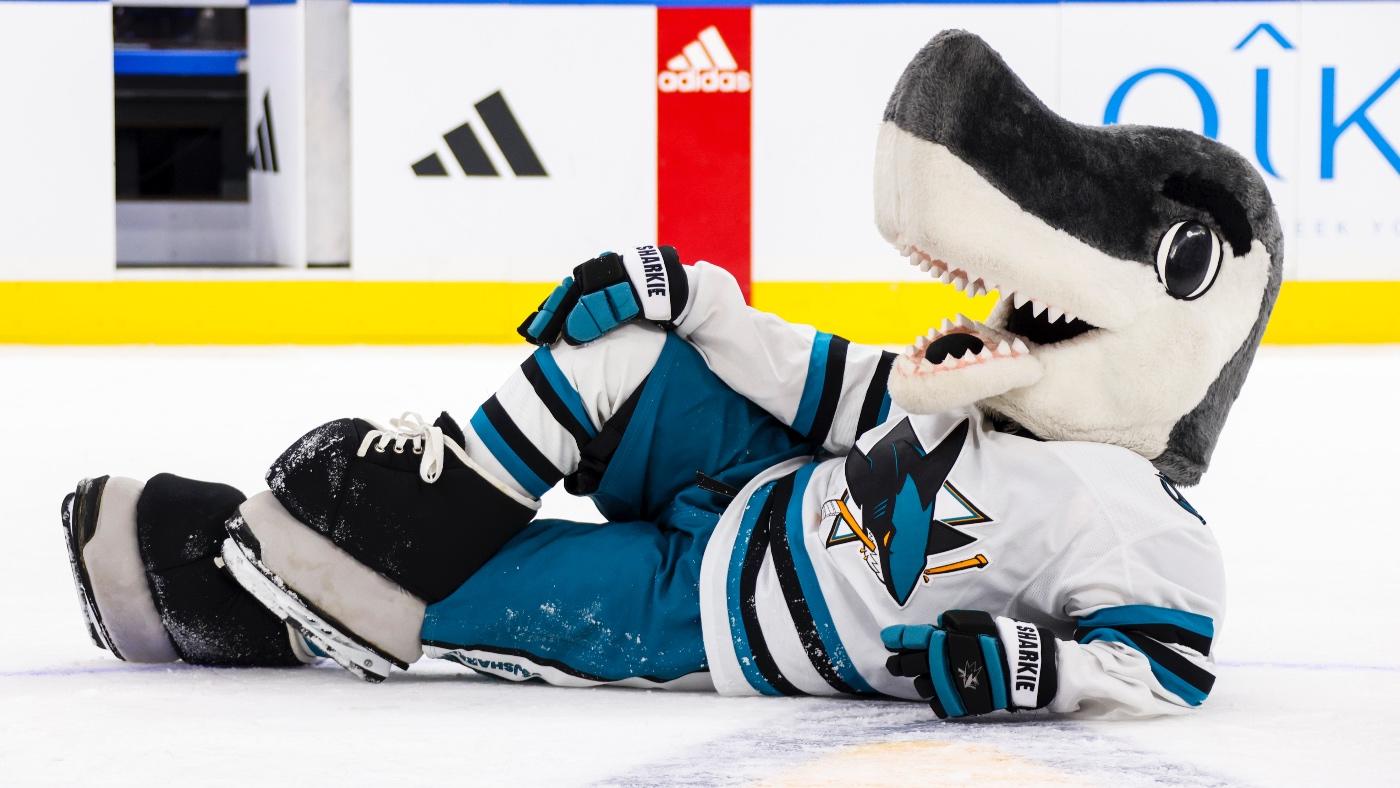 WATCH: Sharks fan attempts to fight mascot during game against Predators