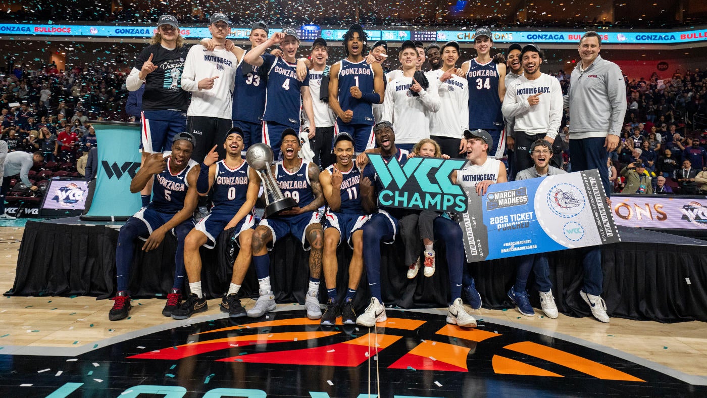 2025 March Madness, conference tournament scores, automatic bids: Gonzaga, UNCW punch tickets to Big Dance