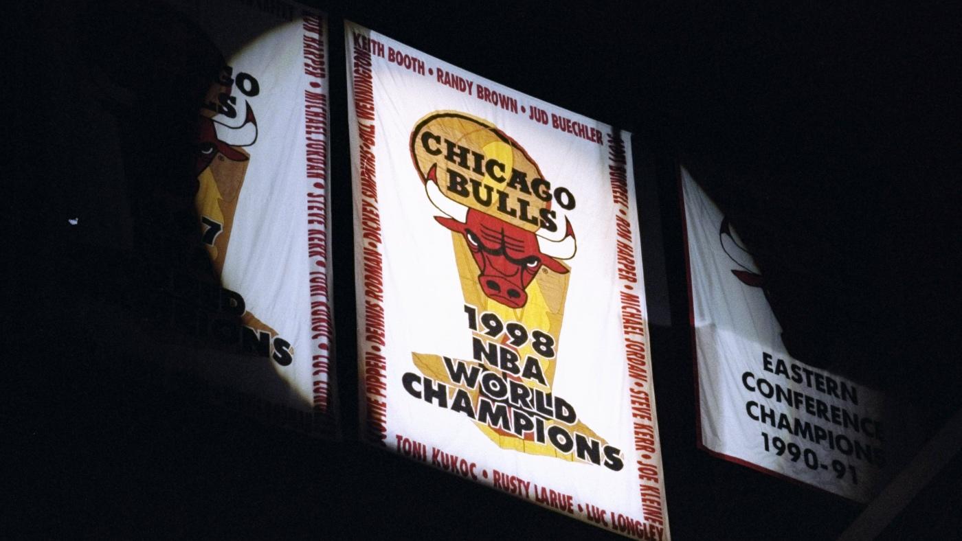 Chicago Bulls championship banners damaged during Disturbed concert, removed from United Center rafters