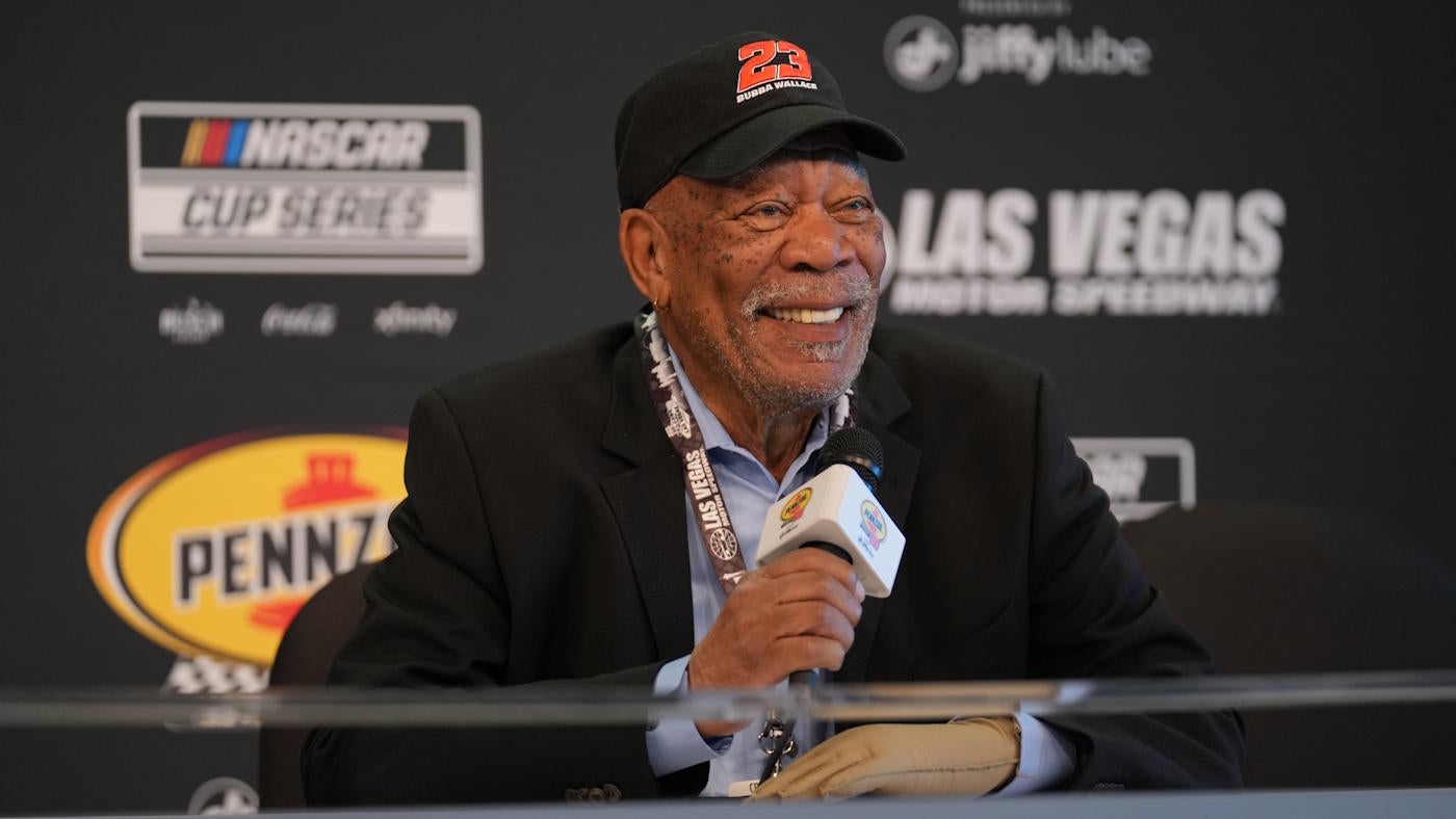 NASCAR at Las Vegas: Morgan Freeman gives command to start engines at 2025 Pennzoil 400