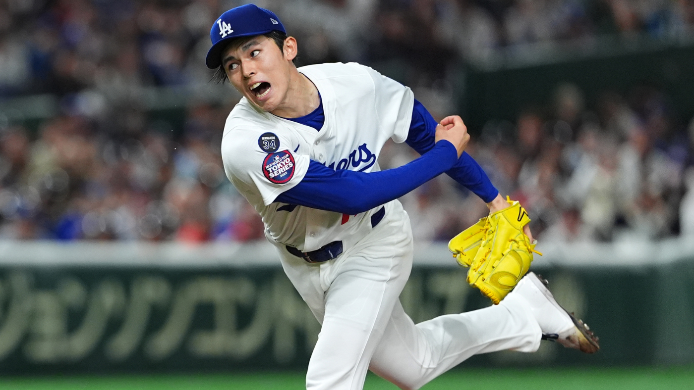 Dodgers' Roki Sasaki allows just one hit to Cubs but walks five in much-hyped MLB debut during Tokyo Series