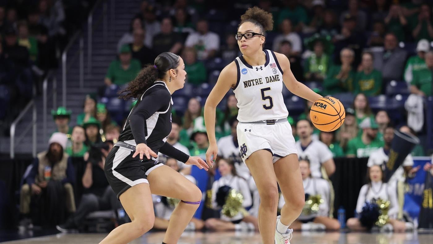 2025 Women's March Madness: Notre Dame star Olivia Miles injures ankle late in blowout of Stephen F. Austin