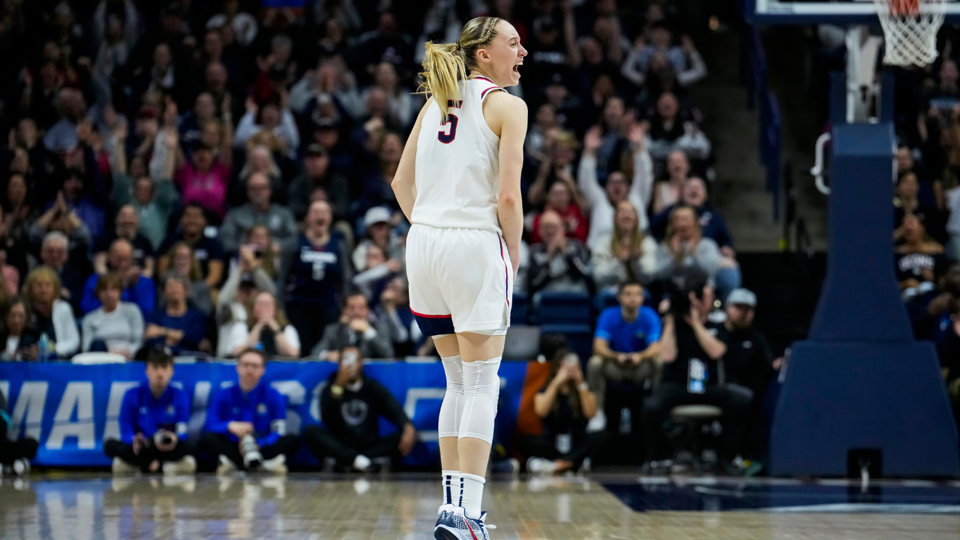 Women's March Madness 2025: UConn's Paige Bueckers ties career high in final home game as Huskies advance