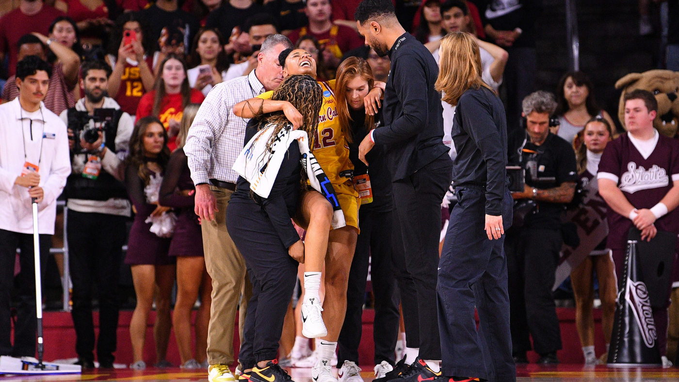 JuJu Watkins injures knee: USC star's season ends with torn ACL after contact in Women's March Madness game