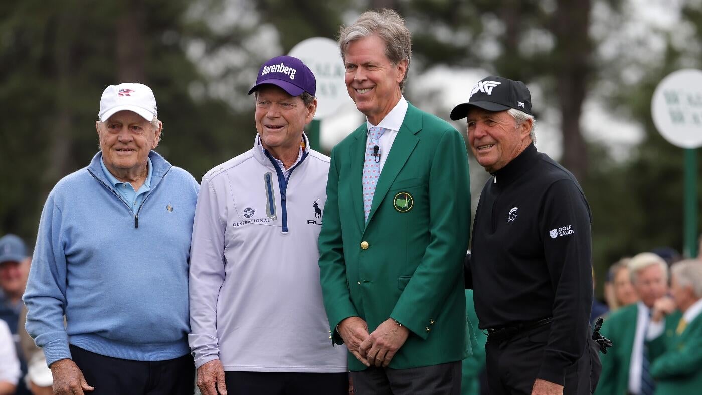 
                        2025 Masters Honorary Starters start time: How to watch Jack Nicklaus, Gary Player, Tom Watson tee off
                    