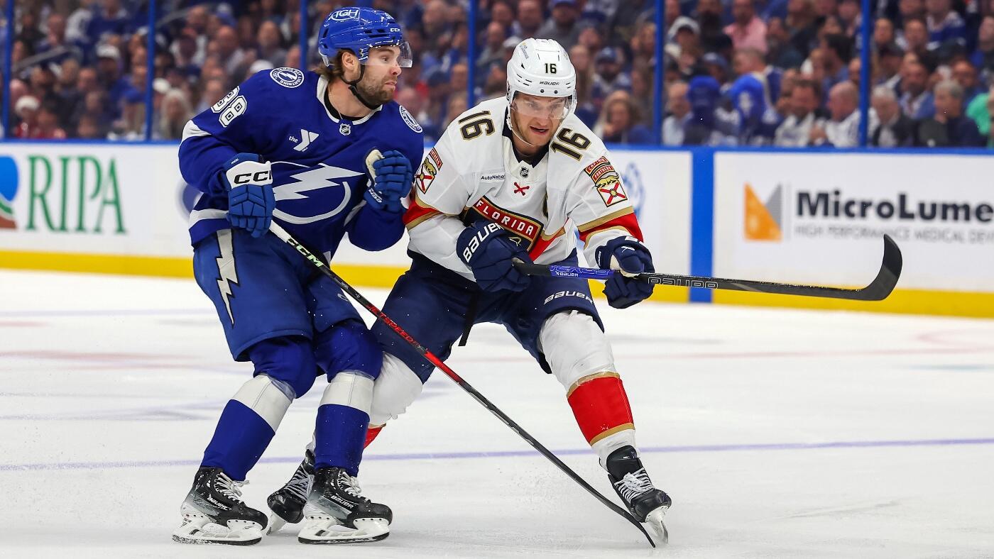 NHL suspends Lightning forward Brandon Hagel one game for illegal hit on Panthers' Aleksander Barkov