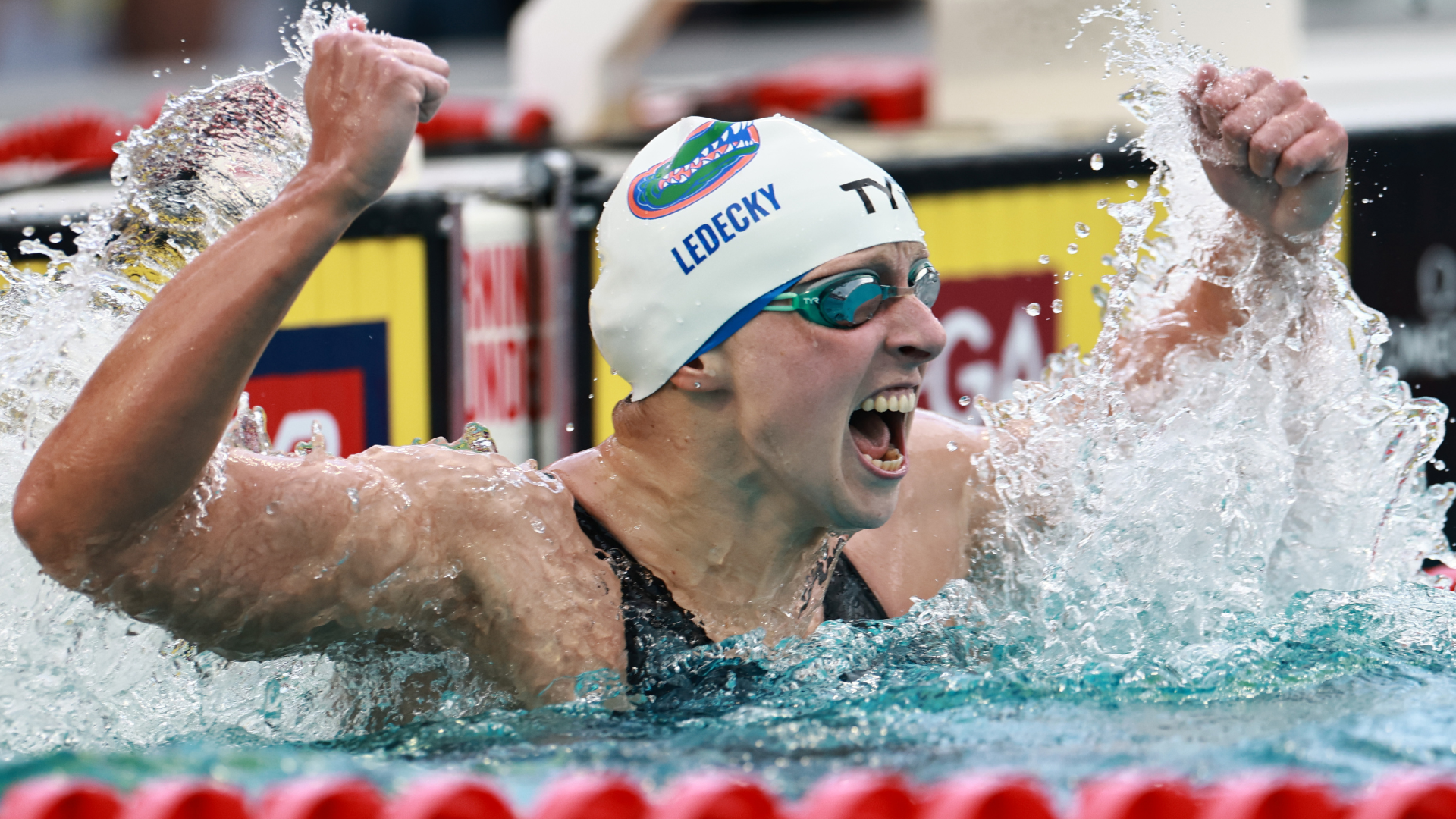 
                        Katie Ledecky breaks her own 800m freestyle world record almost a decade after making history at 2016 Olympics
                    