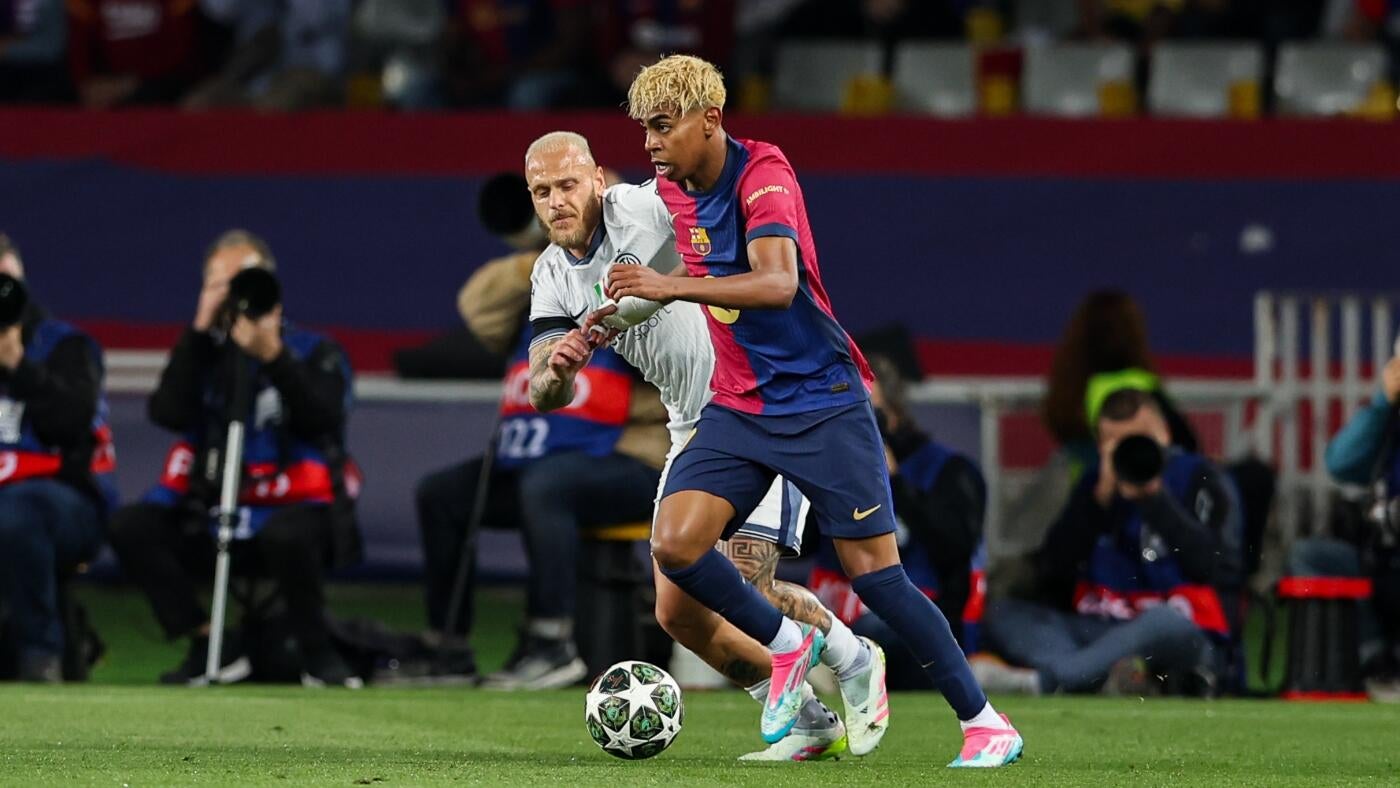 
                        Champions League semifinals: Storylines, how to watch Barcelona vs. Inter, Arsenal vs. PSG on Paramount+
                    