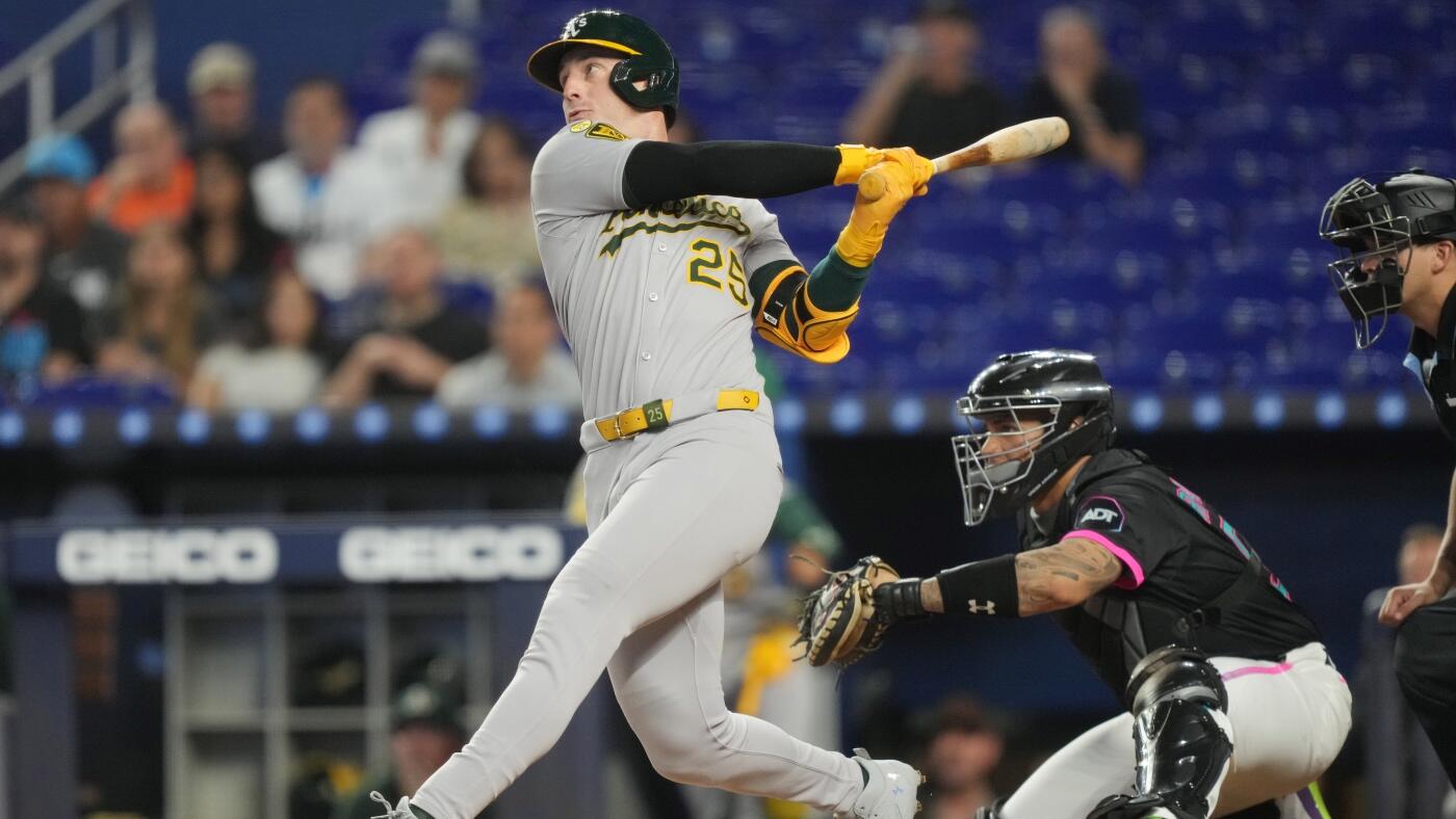 
                        Free MLB home run picks, odds for May 10: Brent Rooker among best bets for Saturday HR player props
                    