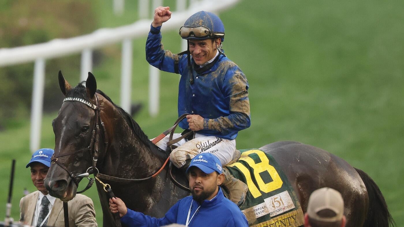 Jockey of Kentucky Derby winner Sovereignty fined $62,000 for using riding crop too many times during race