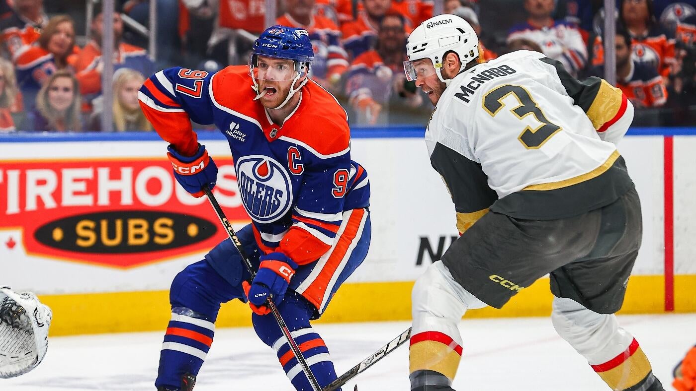 
                        Golden Knights vs. Oilers odds, prediction, picks: Free 2025 NHL playoffs Game 5 best bets from proven model
                    