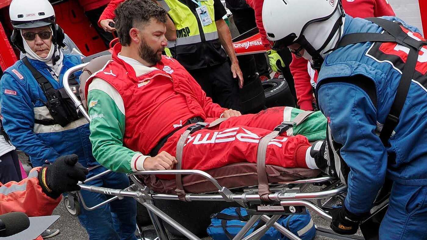 2025 Indianapolis 500: Robert Shwartzman explains pit road crash, crew collision