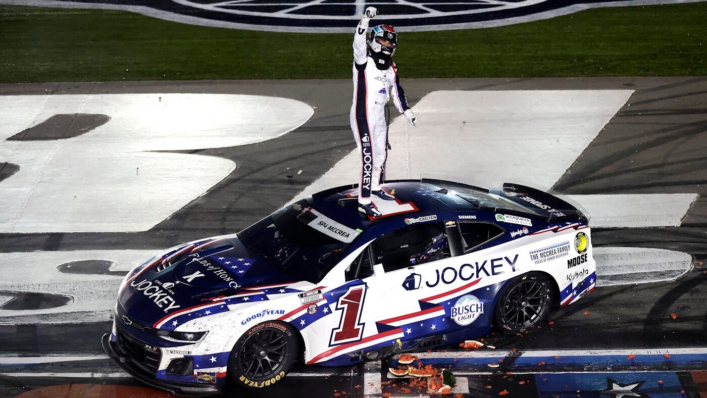 2025 Coca-Cola 600 results: Ross Chastain goes from worst to first, wins with late pass on William Byron