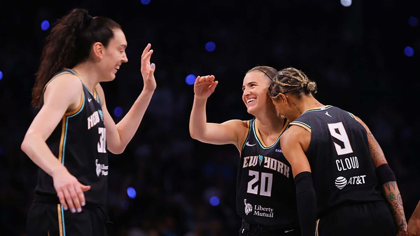 Liberty's Sabrina Ionescu jokingly compares Breanna Stewart to NBA MVP Shai Gilgeous-Alexander