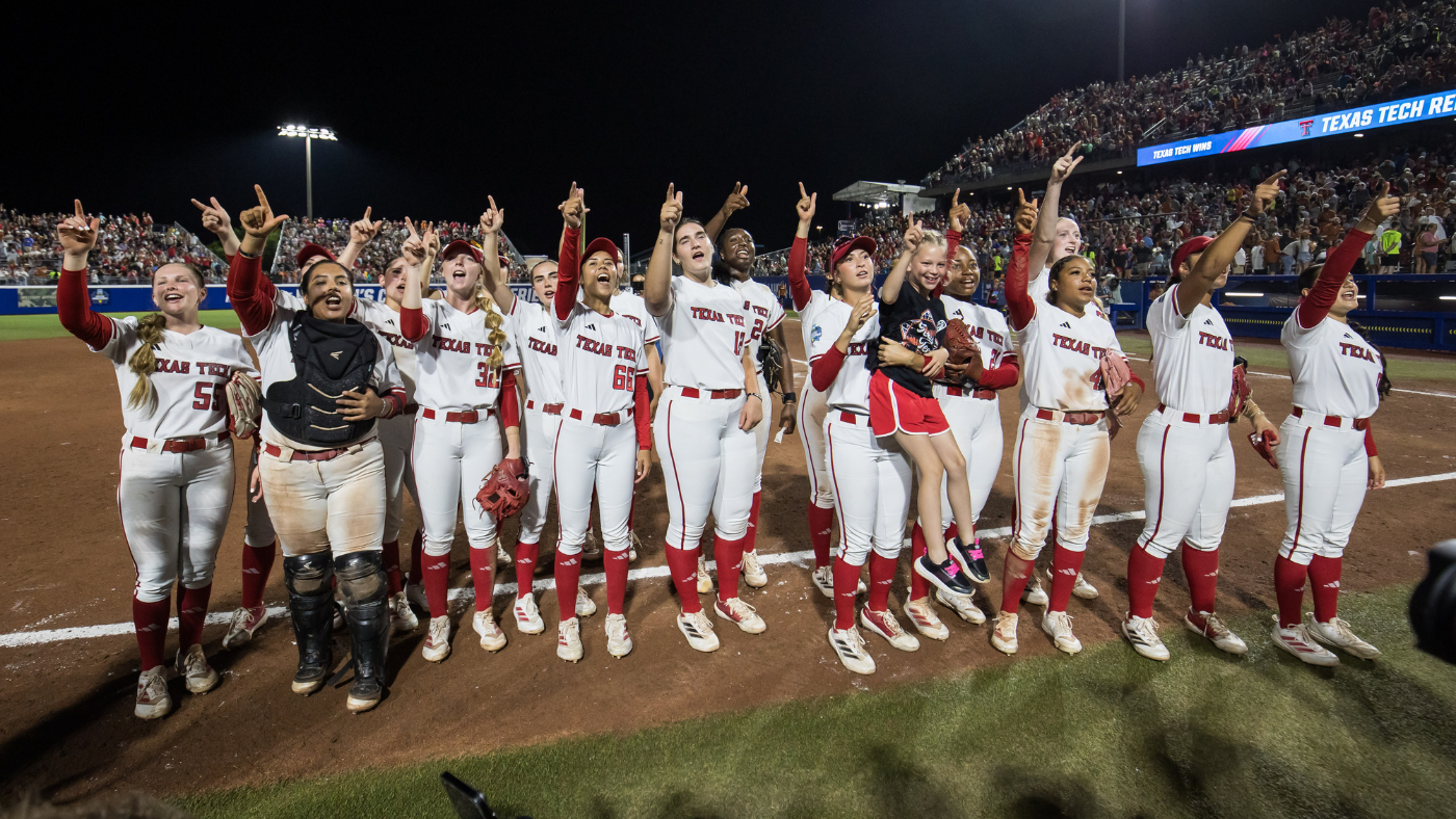Women's College World Series 2025: Scores, schedule as Texas Tech evens series for NCAA softball championship