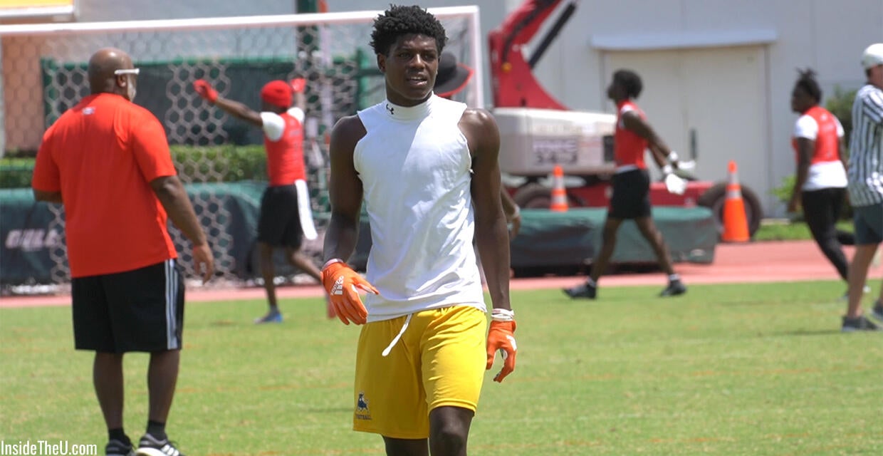 2027 S Amari Oquendo At Miami 7 On 7 Camp Stream Of General Videos