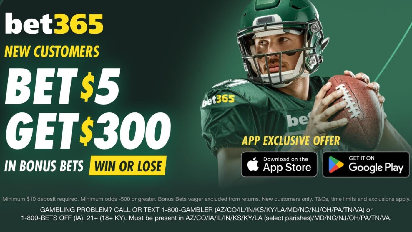 Bet365 NFL Promo: First Bet Safety Net or Bet $5, Get $300 in Bonus Bets