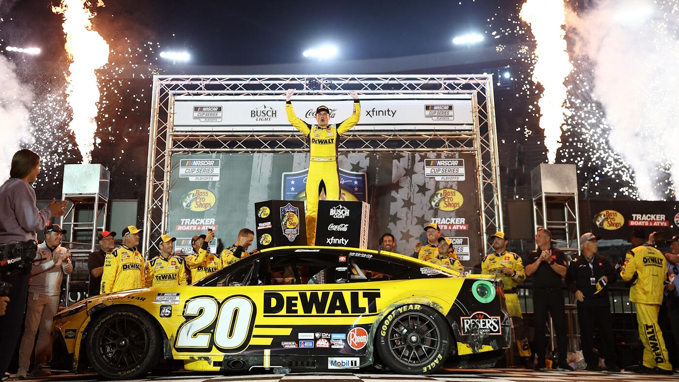 2025 Bristol Night Race results: Christopher Bell survives last lap bump and run to win thriller