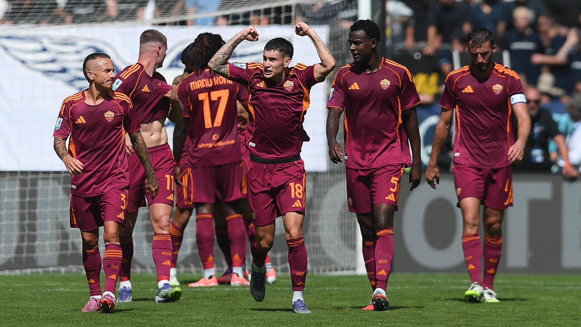 October 15, 2019. Rome, Italy. City of Rome Panorama with Colosseum and  Roman Forum and Market. Capitol of the Lazio Region., image size:1920x1080