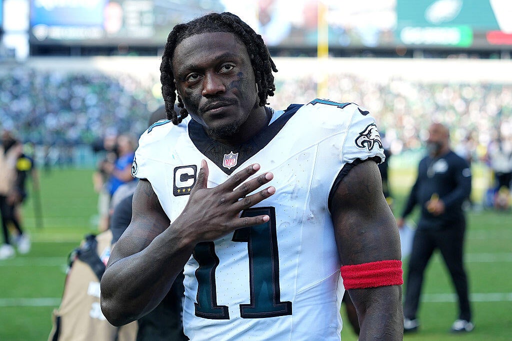 Eagles' A.J. Brown makes specific plea to Nick Sirianni after big second-half comeback victory