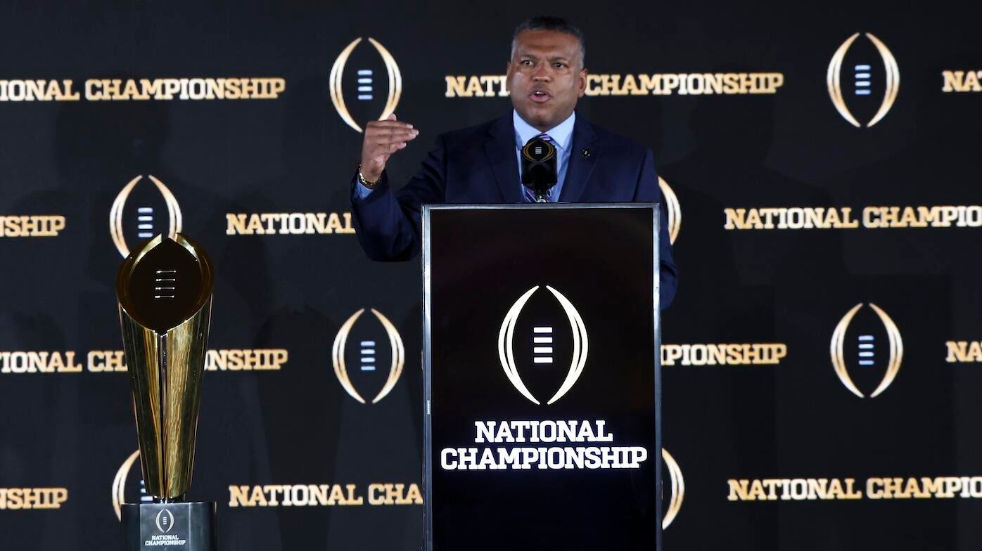 NCAA Football Playoffs Host Committee Handoff News Conference: Atlanta to Miami