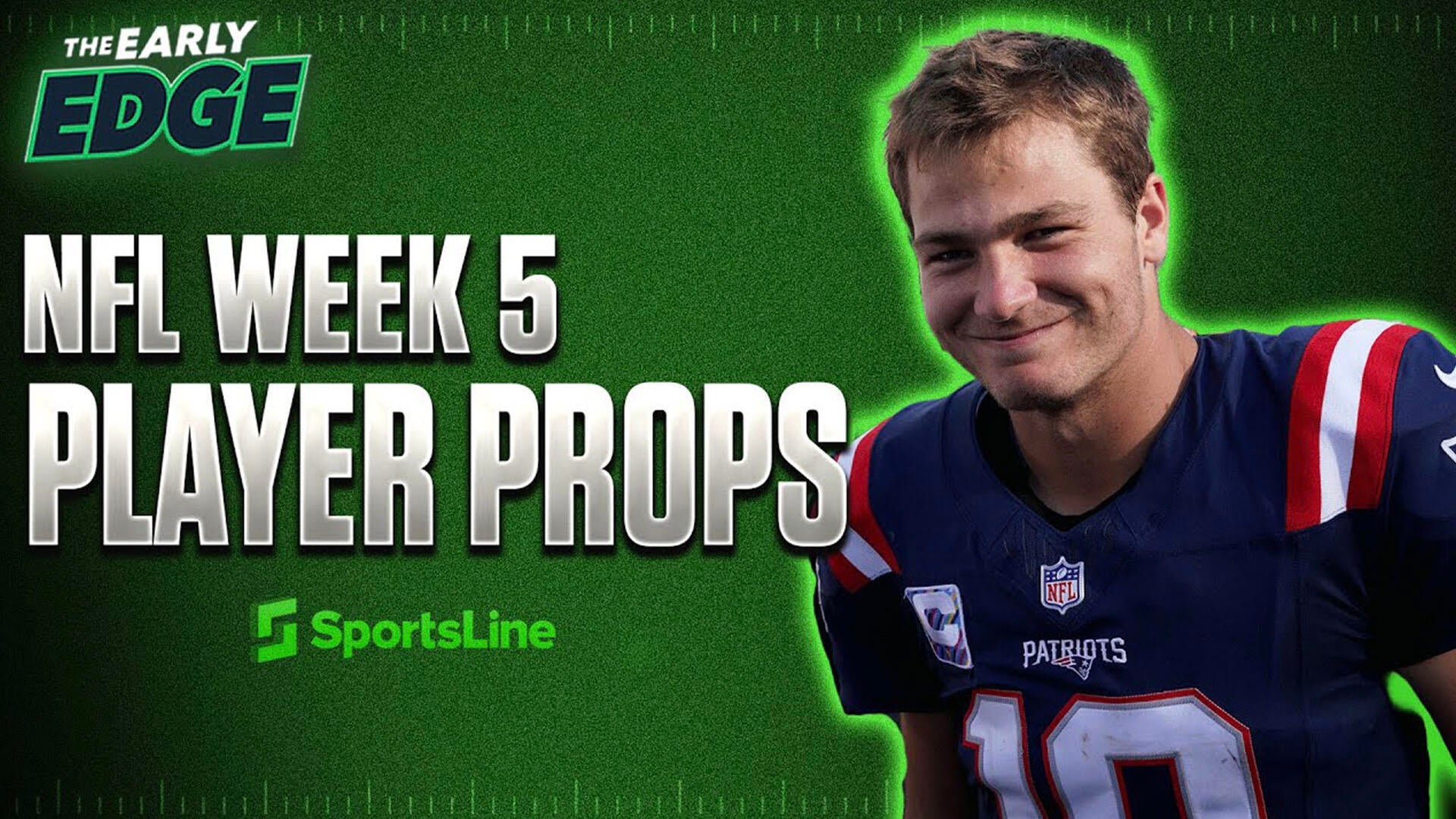 NFL Week 5 PLAYER PROPS Best Bets and Picks | The Early Edge Stream of ...