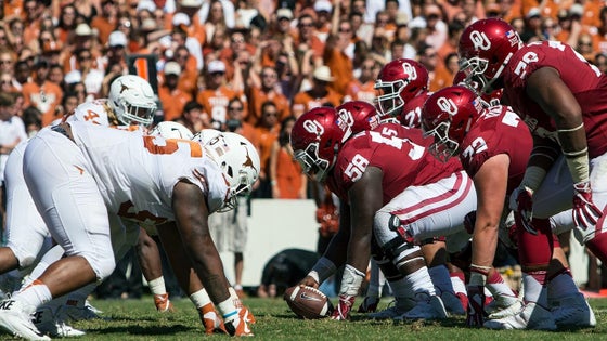NCAA FOOTBALL: OCT 08 Oklahoma v Texas