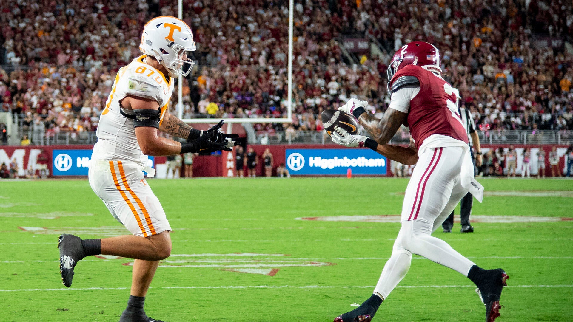 Alabama's Zabien Brown's Interception Shocks All With 99-Yard Touchdown ...