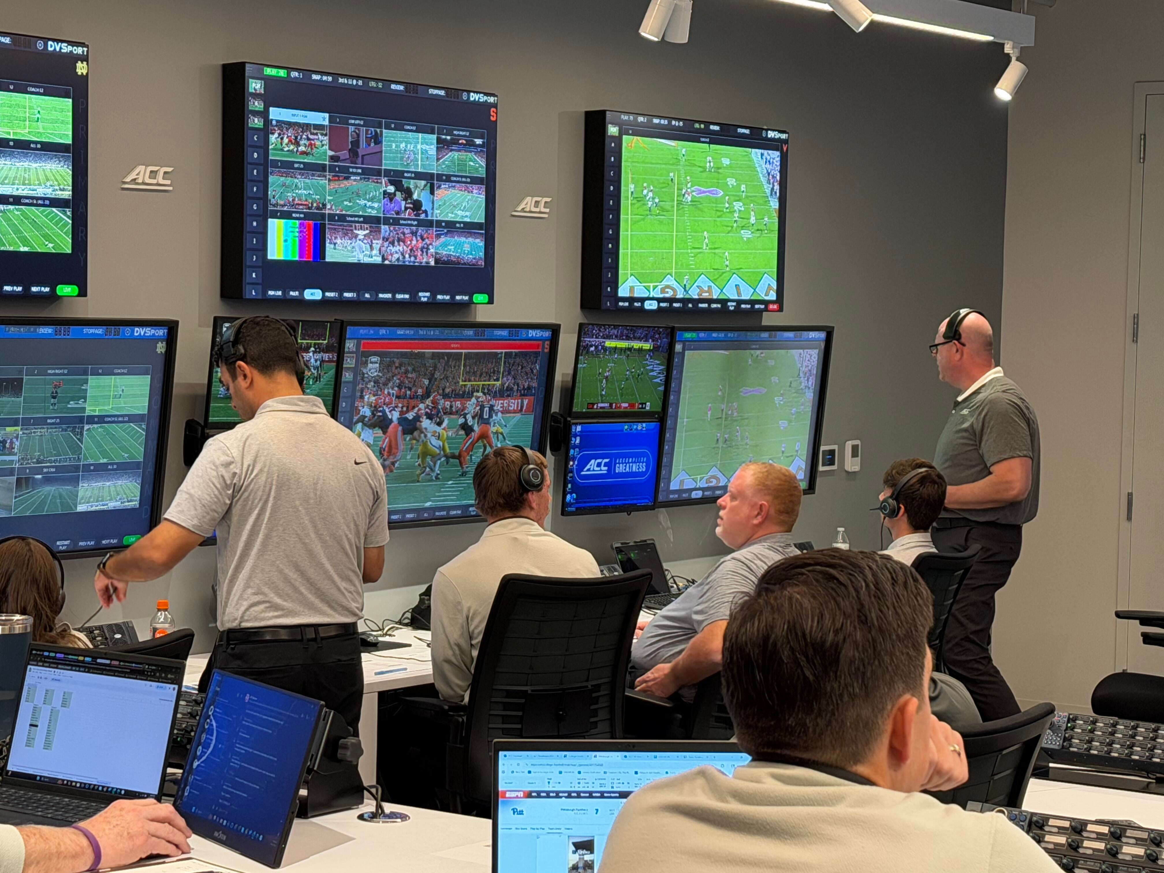 Upon further review: A coffee-fueled weekend inside the ACC’s new Game Day Operations Center