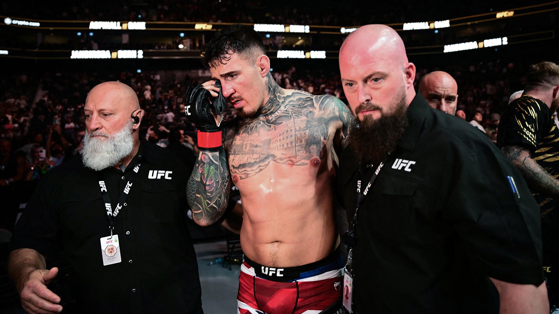 BREAKING: Aspinall-Gane Ends in 1st Round No Contest