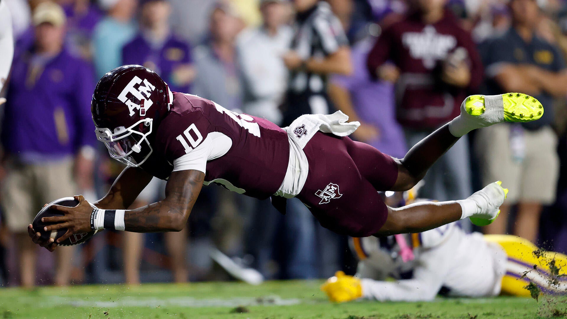 Marcel Reed Rushing Marcel Reed's 108 YDS Rushing Opens Texas A&M's Offense in Blowout Over ...