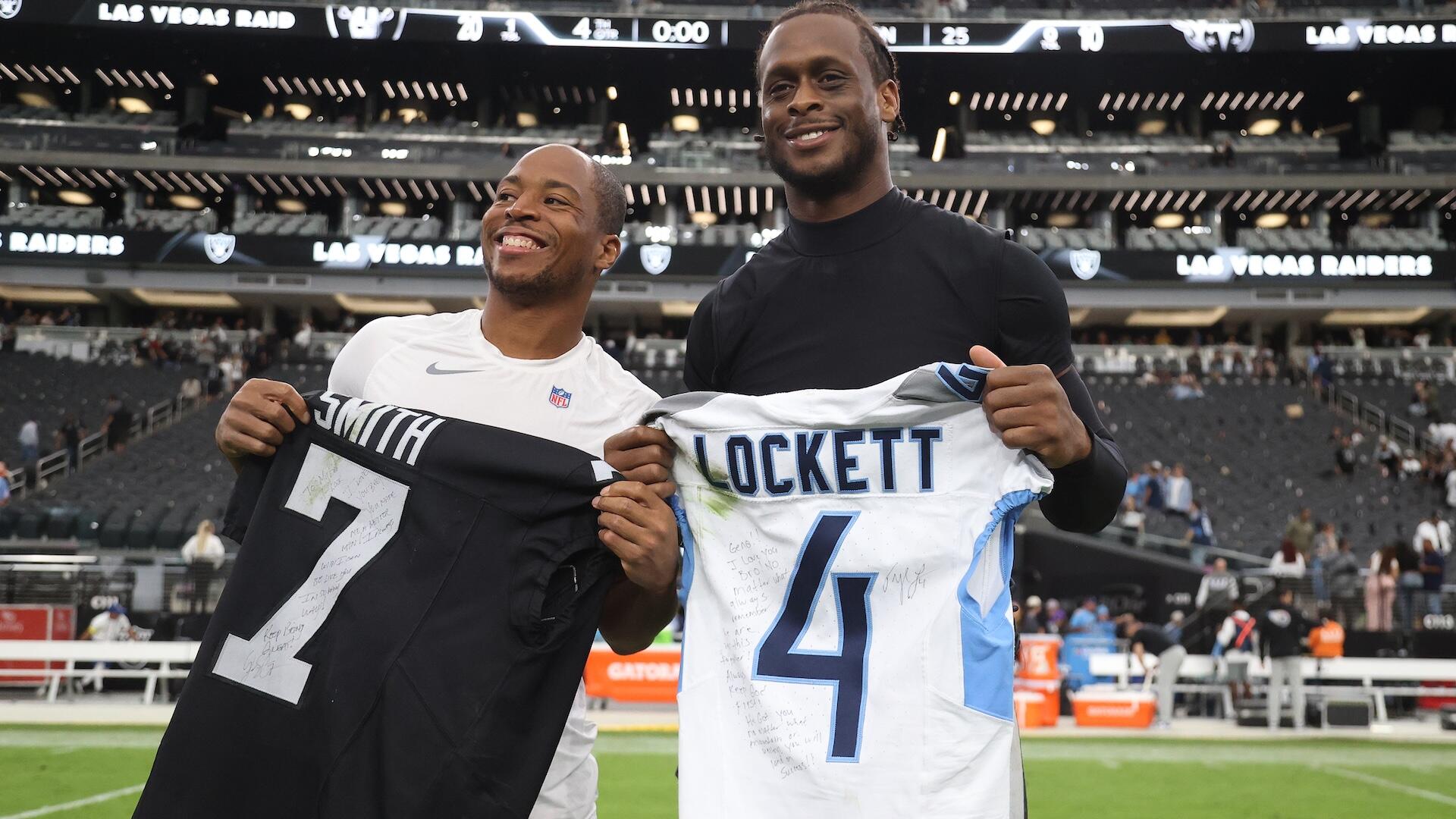 Raiders to sign Tyler Lockett, reuniting him with Geno Smith, Pete Carroll after Titans release, per report