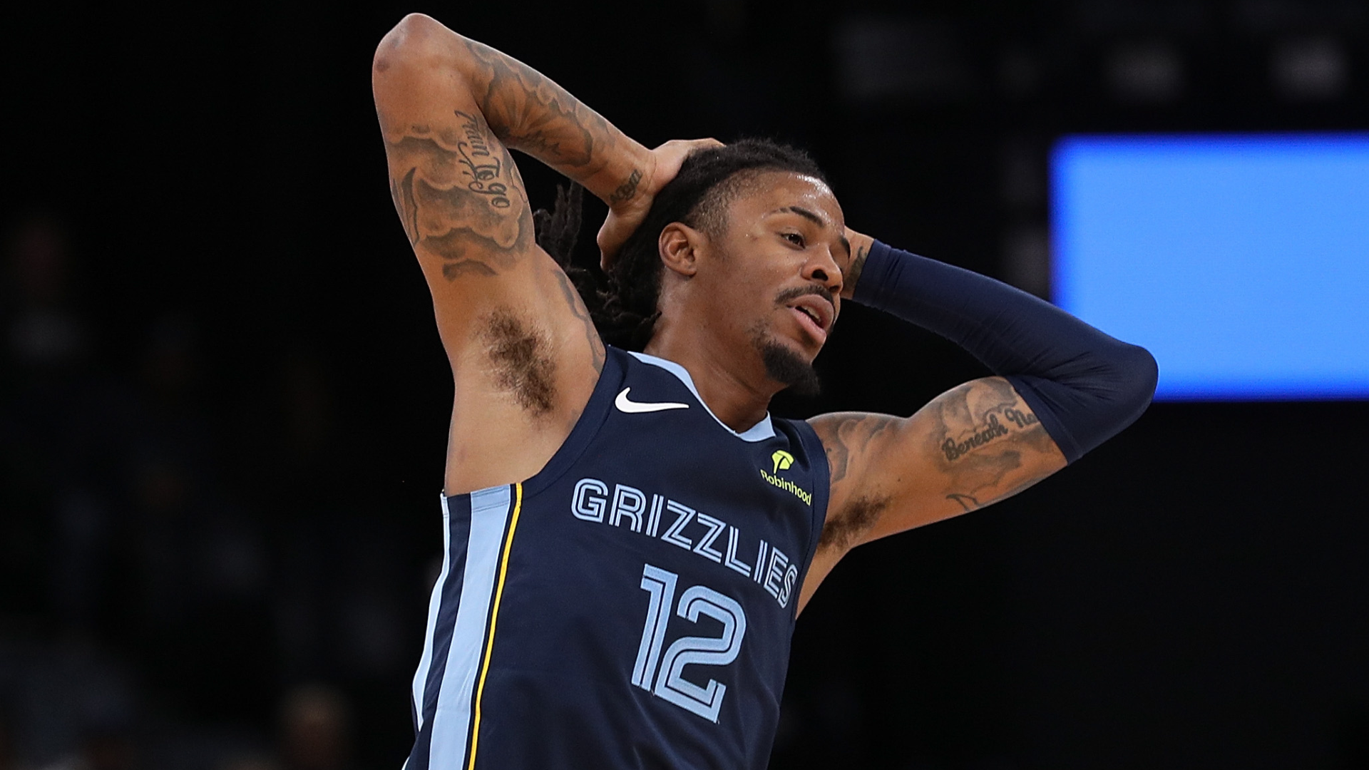 
                        Ja Morant says he doesn't have his usual joy in first comments since Grizzlies' suspension
                    