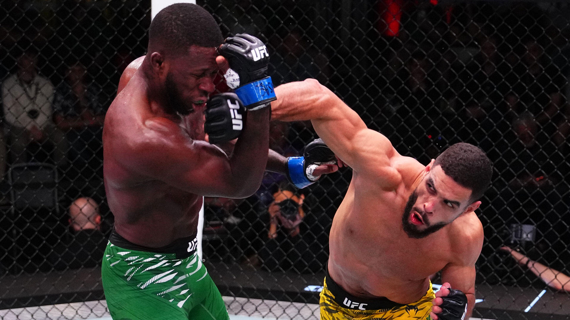 UFC 파이트 나이트 결과 및 하이라이트: 가브리엘 봉핌, 무릎 공격으로 랜디 브라운 2라운드 KO 승리.