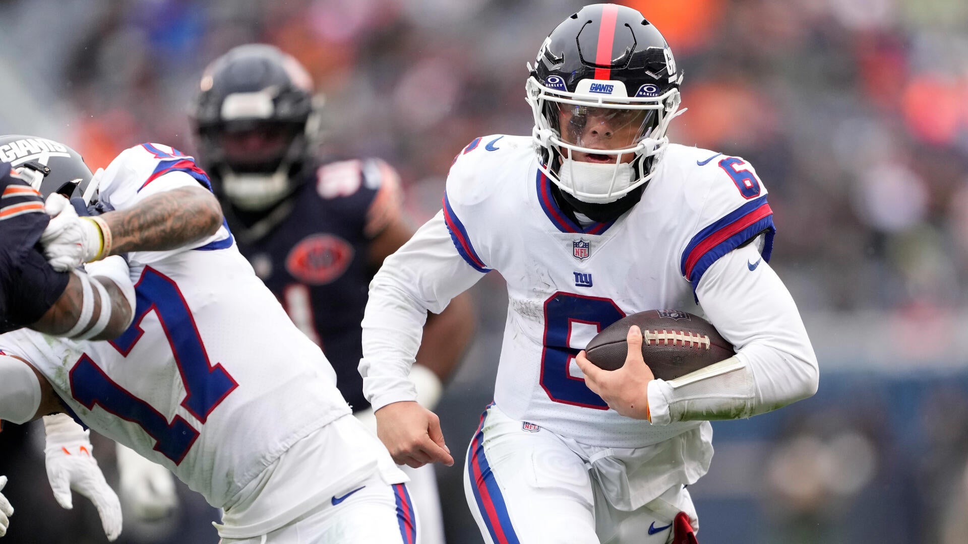 Jaxson Dart still in concussion protocol, out for Giants vs. Lions as Jameis Winston prepares for second start