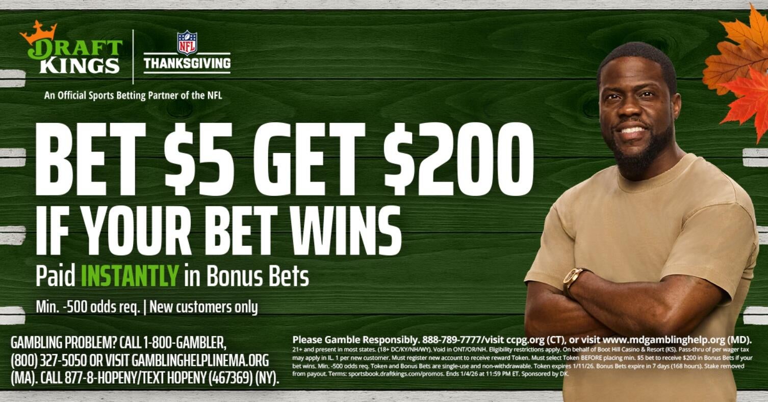 Use DraftKings promo code to get $200 bonus bets by targeting Cowboys vs. Lions on Thursday Night Football