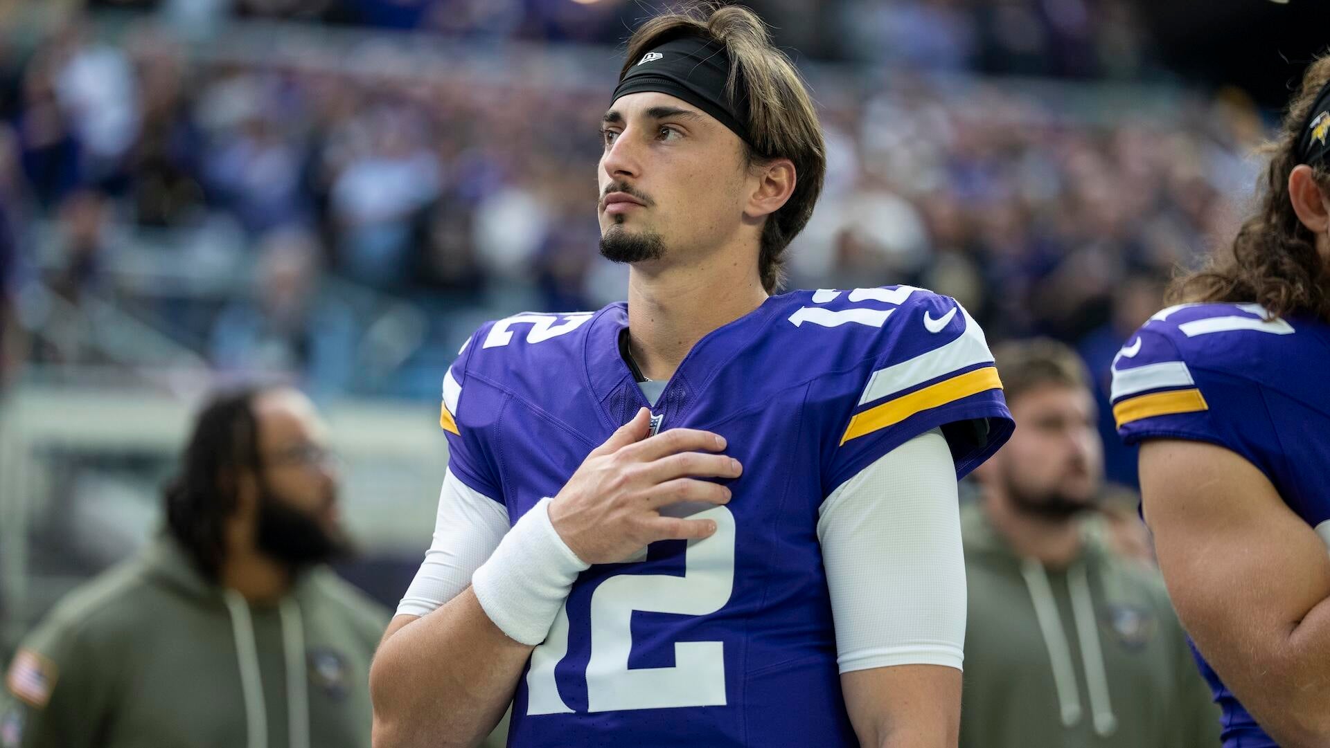 J.J. McCarthy injury update: Vikings QB (concussion) ruled out, leaving undrafted rookie Max Brosmer to start