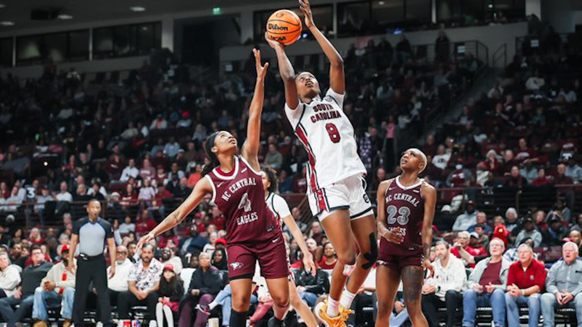 NCAAW Highlights: NC Central at No. 3 South Carolina (12/7)