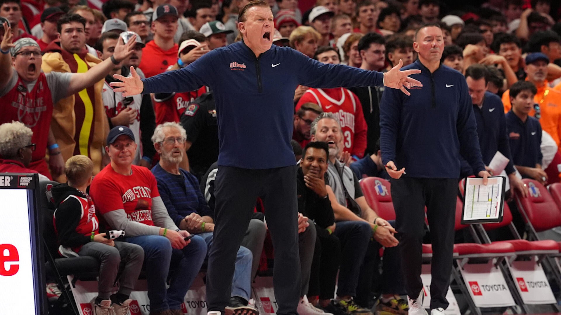 NCAAM Highlights: No. 13 Illinois at Ohio State (12/9)