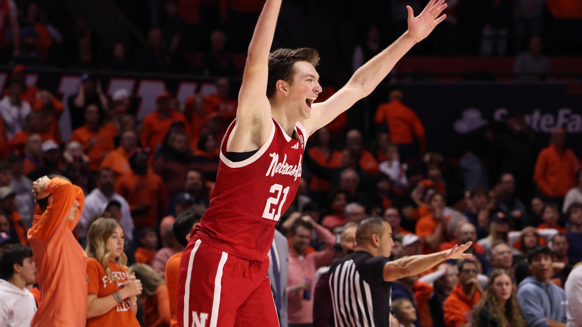 NCAAM Highlights: No. 23 Nebraska at No. 13 Illinois (12/13)