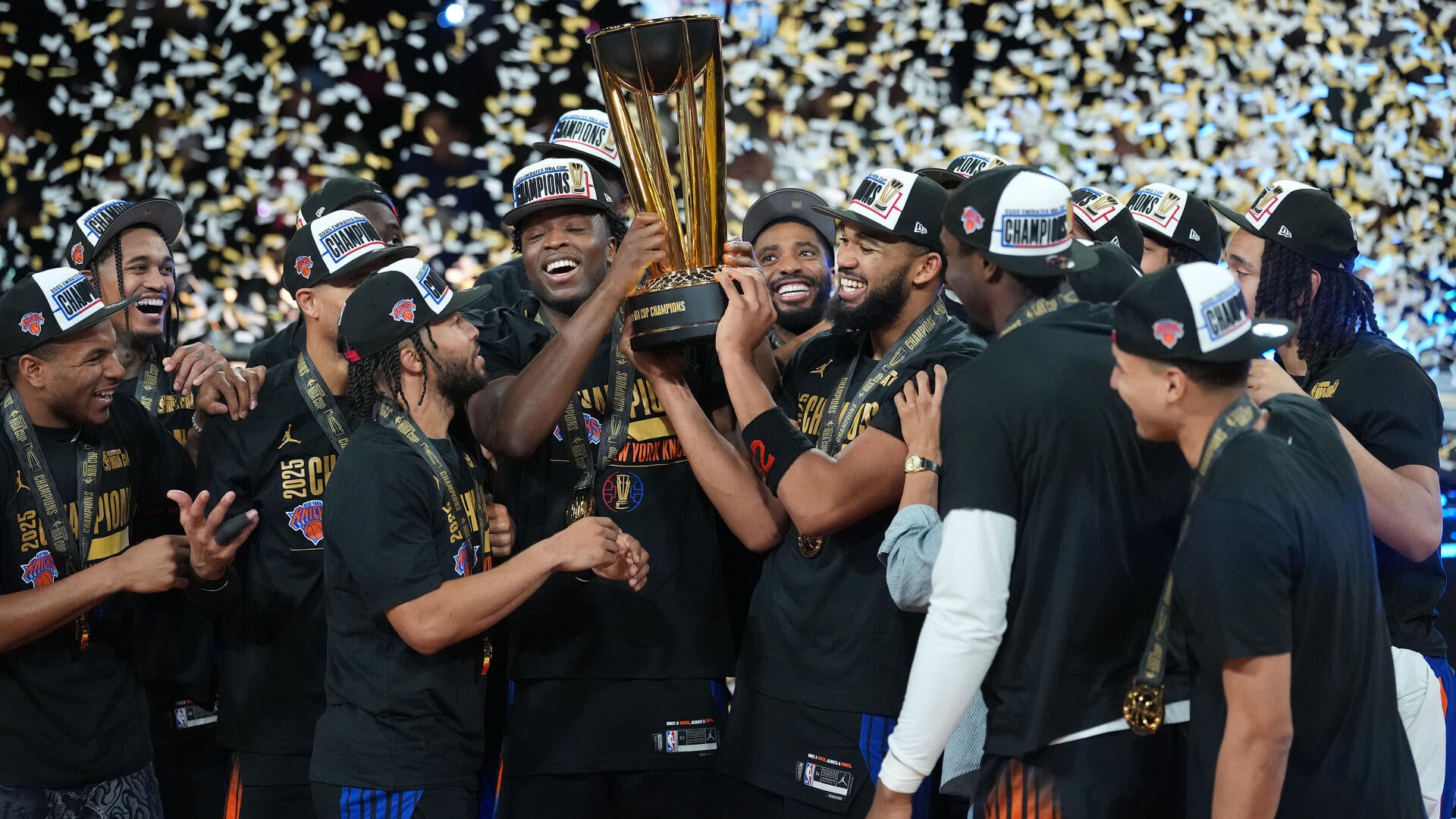 Knicks Outduel Spurs to Claim NBA Cup Title