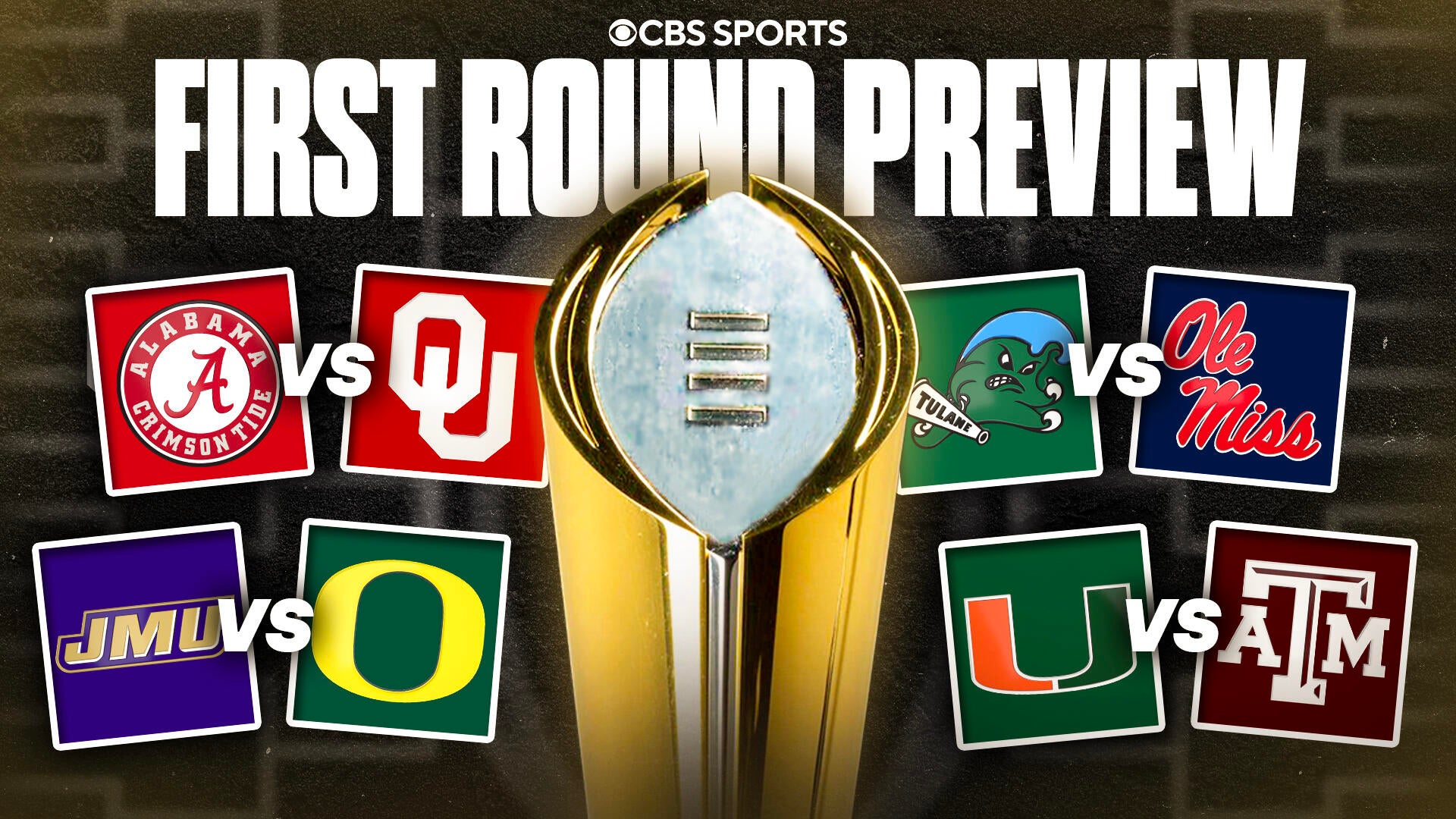 College Football Playoff FIRST ROUND PREVIEW Stream of General Videos ...