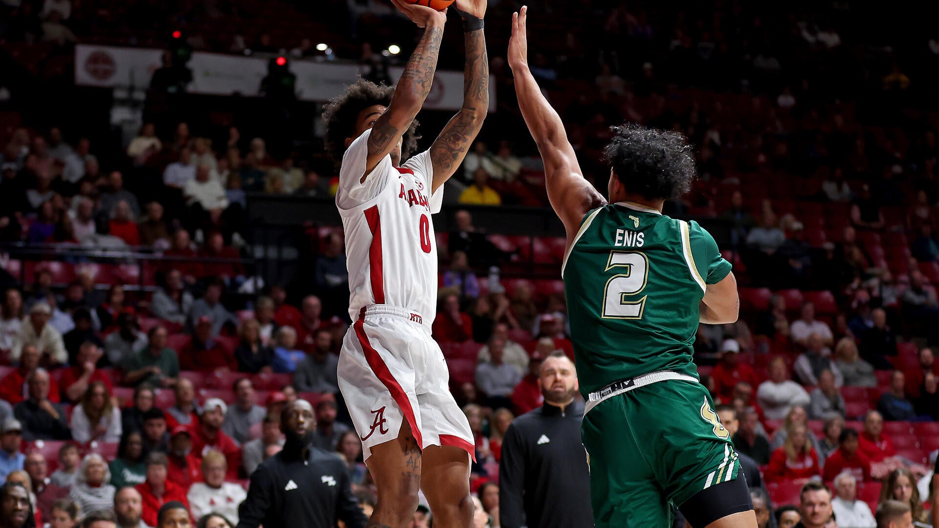 NCAAM Highlights: USF at No. 16 Alabama (12/17)