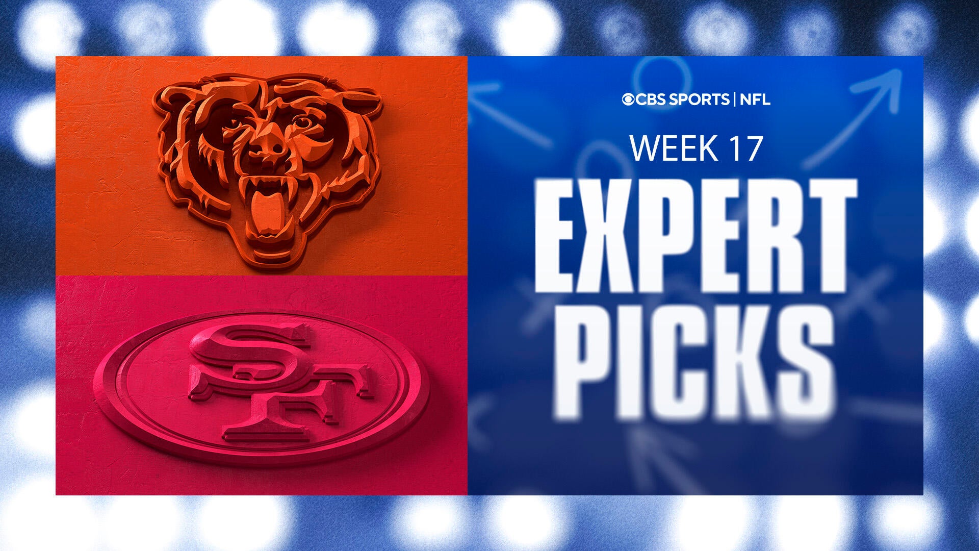 NFL Week 17 Picks: SNF Bears at 49ers